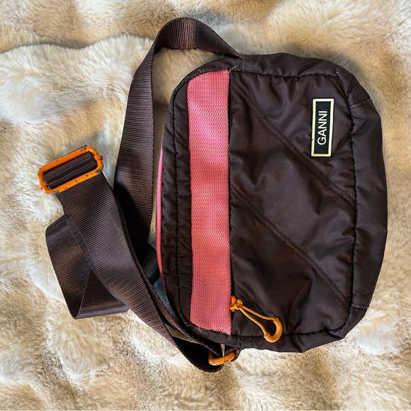 Ganni Brown and Pink Men's Bag - Picture 1 of 7